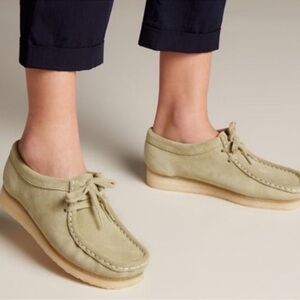 Clark's Original Wallabee Suede Chukka Women Shoes Sz 7
